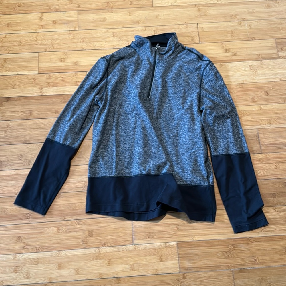 Lululemon. Three-quarter zip. Long sleeve. Size large.